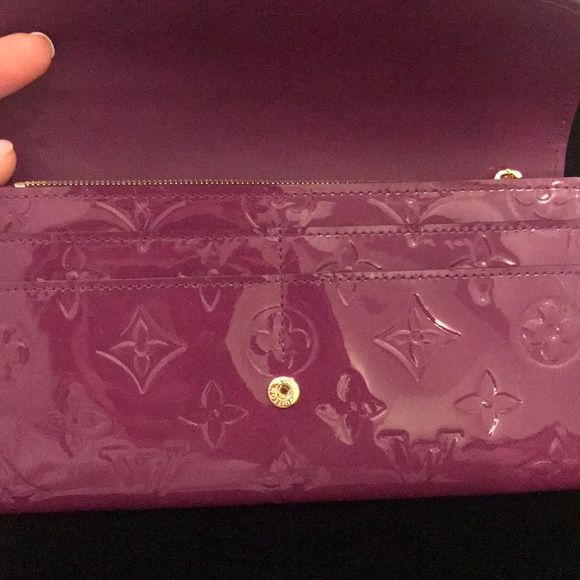 Louis Vuitton vernis monogram Sarah wallet - Picture 3 of 9